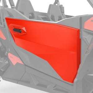 Панели декоративные красные на полудвери Sport