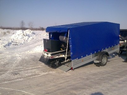 Прицепы для перевозки двух и более снегоходов, квадроциклов и гидроциклов