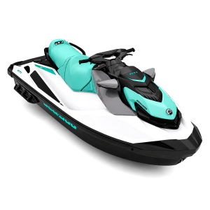 Гидроцикл  Sea-Doo GTI STD 130 3-мест. Черно-белый с бирюзовым 2026 /Семейный/туризм