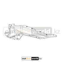 Крыло заднее левое черное на X3