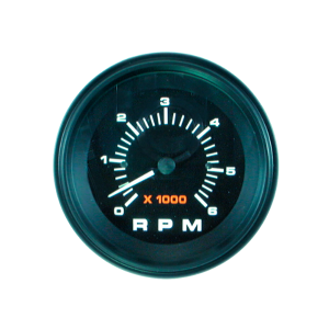 Тахометр 0-6000 rpm черный