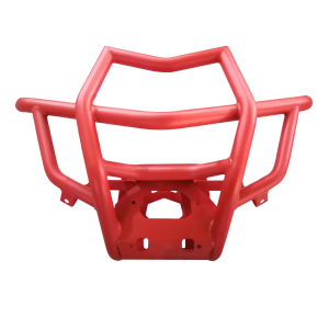 Бампер передний под лебедку красный  X3