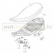Опорная подушка пассажирского сиденья G2 (2016)