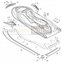 Бампер задний угловой GTI/GTX/RXP/RXT/Wake (2007-2008)