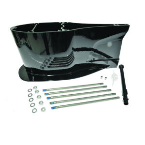 Сапог мотора в сборе с монтажным комплектом черный 175-300HP 3.4L/4.6L (10")