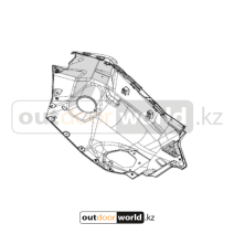 Панель боковая правая снегохода (низ)