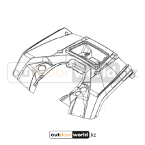 Крыло заднее Outlander 400 MAX G1 черное