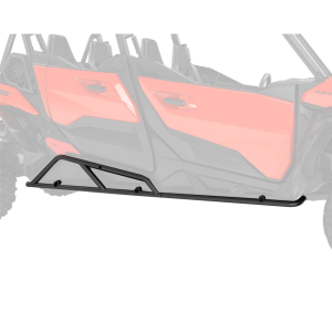 Защита порогов чёрная 