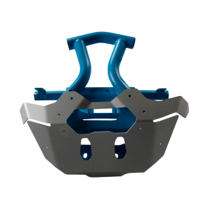 Бампер передний синий X3