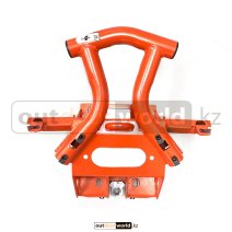 Бампер для лебедки (красный без крепежа и защиты)