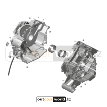 Корпус двигателя V-1000