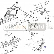 Стойка лыжи LH RAS3 белая