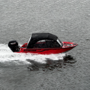 Катер  Fuso Jet Tuman 510 Красный Подвесной 5-мест. 2026 с мотором Mercury 80 ELPT
