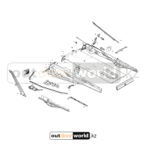 Элемент рамы снегохода (туннель 154")