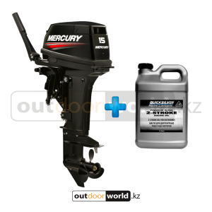 Подвесной лодочный мотор  Mercury 15 MLH 2-тактный