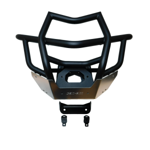 Бампер передний с отверстием под лебедку Maverick/ Maverick MAX (цвет синий)