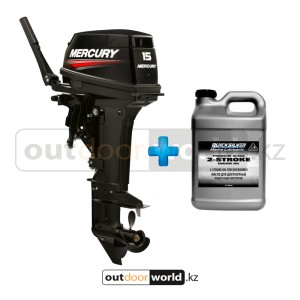 Подвесной лодочный мотор  Mercury 15 MH 2-тактный