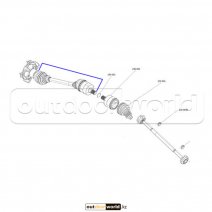 Вал приводной задний 