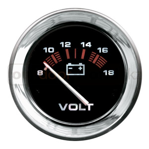 Индикатор напряжения, черный Admiral