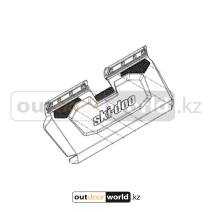 Брызговик снегохода