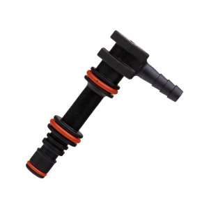 Штуцер угловой пластиковый маслоподводящей линии ПОК (Альфа1/Браво1-2-3)