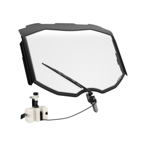 Стекло ветровое цельное с системой стеклоочистителя 