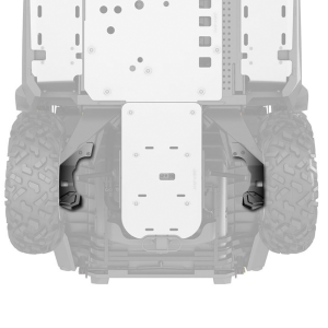 Защита днища задняя рычаги на Commander