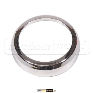 Ободок спидометра/тахометра, серебро без кнопок 85мм