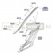 Дефлектор боковой правого заднего крыла Х3