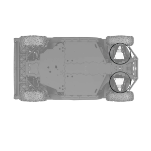 Защита передних рычагов Traxter