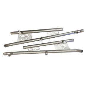 Защита порогов серебро LONESTAR RACING