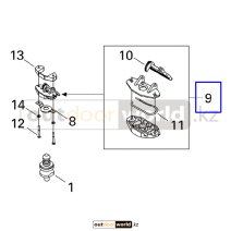 Замок-фиксатор сиденья гидроцикла